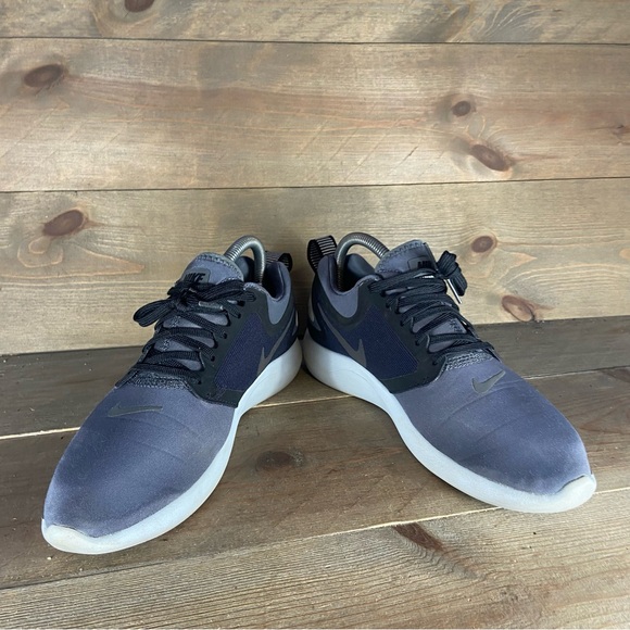 nike lunarsolo womens size 7.5 shoes gray athletic running sneakers - Picture 3 of 8